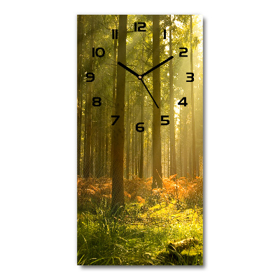 Moderne wanduhr Wunderschöner Wald