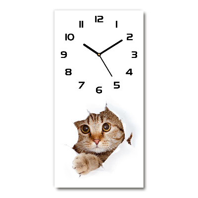 Wanduhr Katze