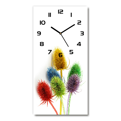 Moderne wanduhr Distel