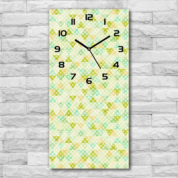 Moderne wanduhr Geometrischer Hintergrund