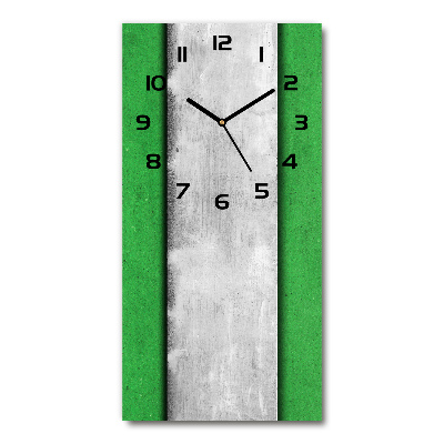 Moderne wanduhr Grüne Wand