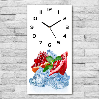 Moderne wanduhr Granate