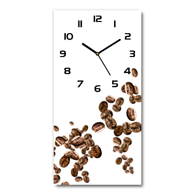 Wanduhr Kaffeebohnen