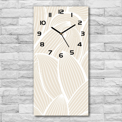 Wanduhr Blütenblätter