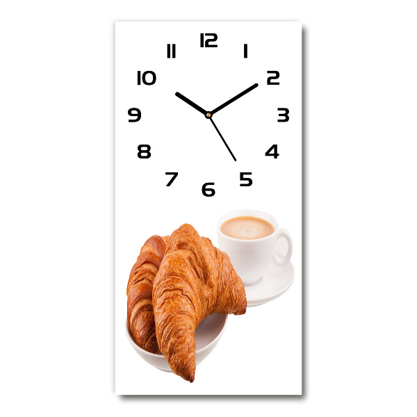 Wanduhr Frühstück