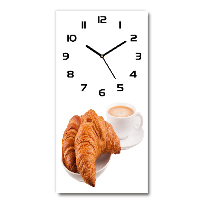 Wanduhr Frühstück