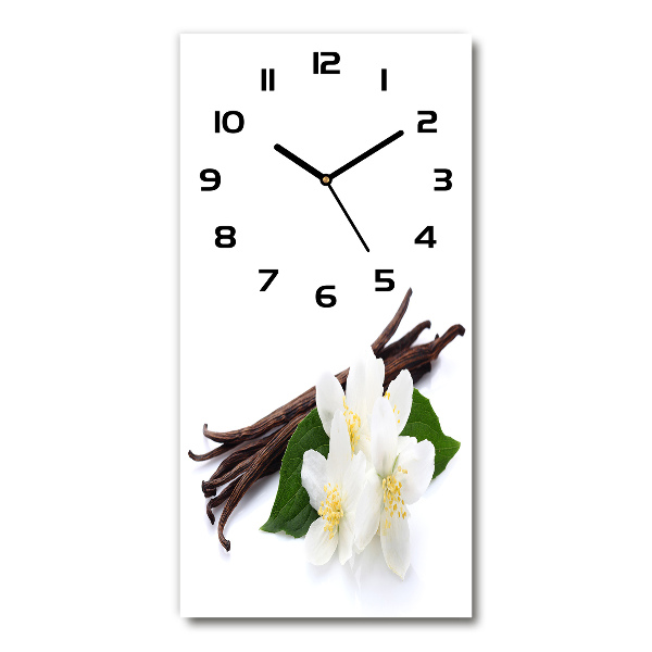 Wanduhr Jasmin und Vanille