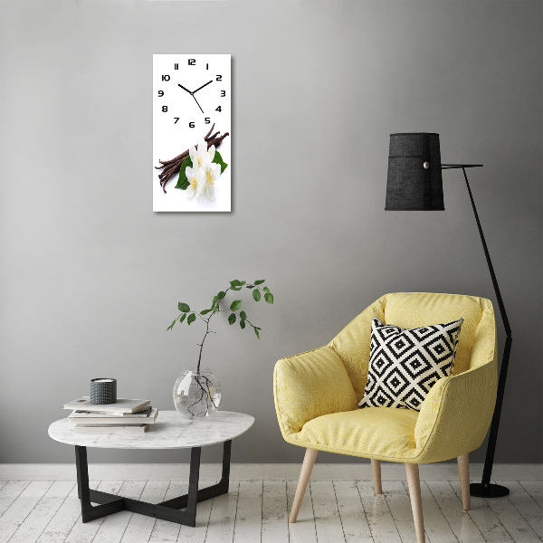 Wanduhr Jasmin und Vanille