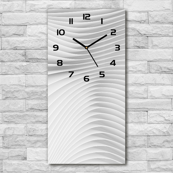 Moderne wanduhr Abstrakte Linien