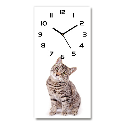 Wanduhr Katze
