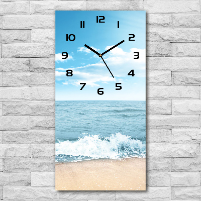 Wanduhr Strand und Meer