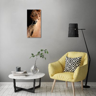 Moderne wanduhr Pferd