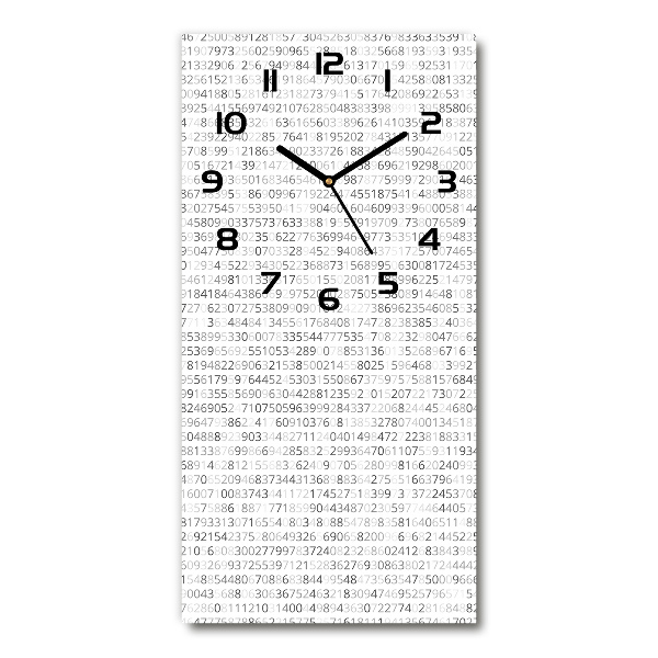Moderne wanduhr Binärcode