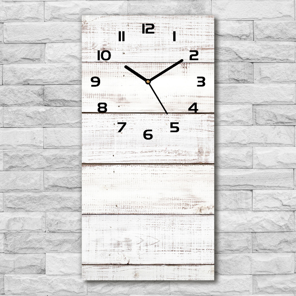 Moderne wanduhr Holzwand