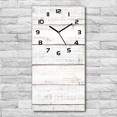 Moderne wanduhr Holzwand