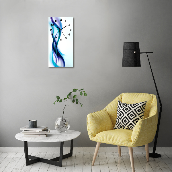 Wanduhr Abstrakte Wellen
