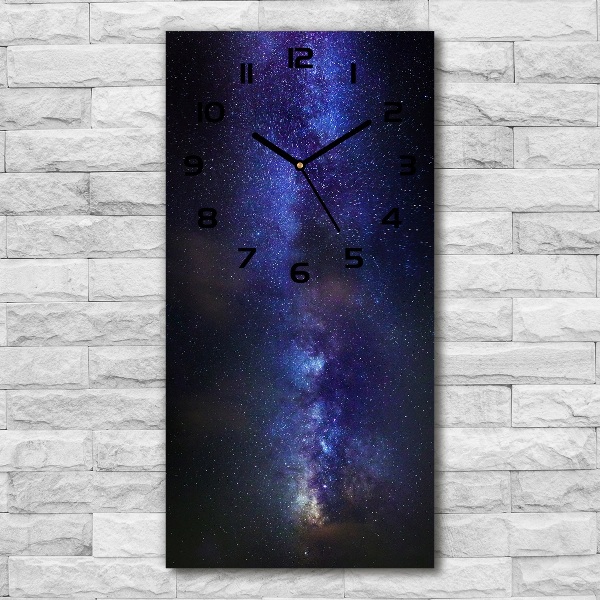 Wanduhr Milchstraße
