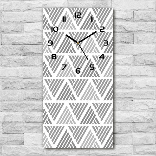 Wanduhr Geometrischer Hintergrund