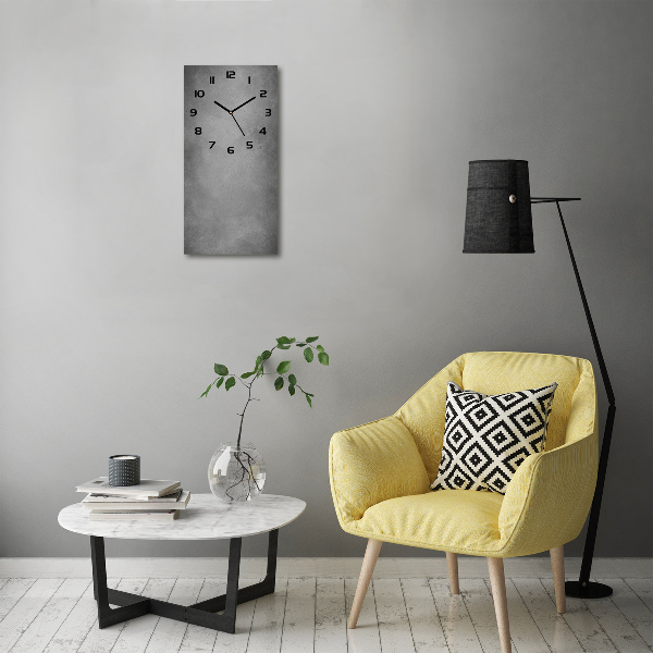 Wanduhr Betonhintergrund