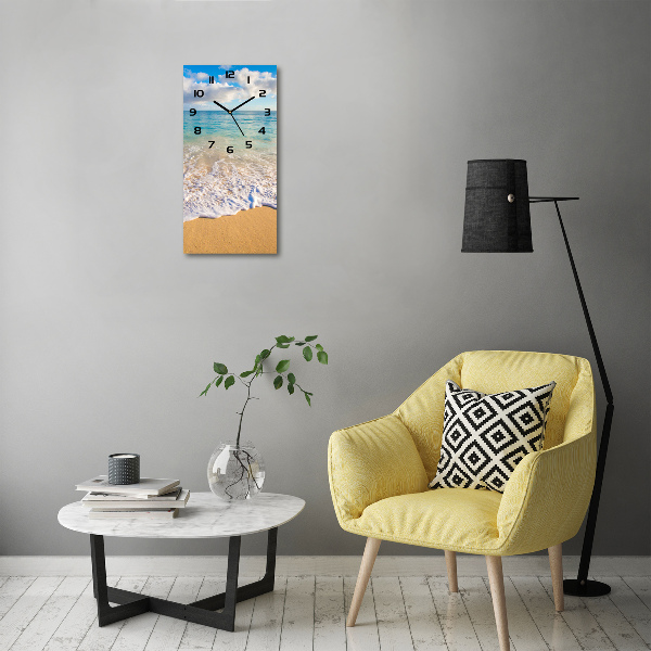 Wanduhr Tropischer Strand