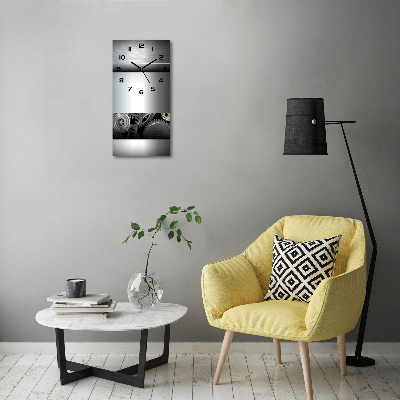 Moderne wanduhr Zahnradabstraktion