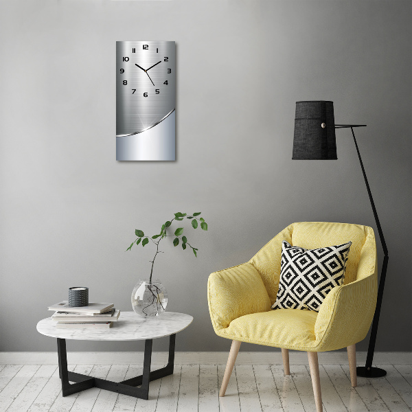 Moderne wanduhr Metallabstraktion