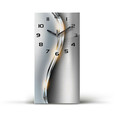 Wanduhr Metallabstraktion