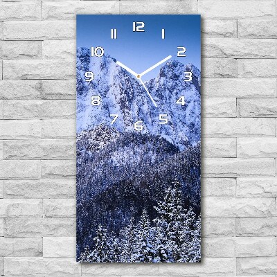 Wanduhr aus glas Giewont Tatra Gebirge