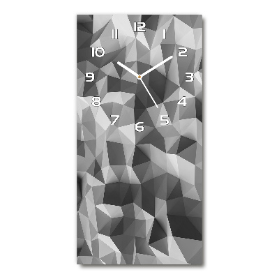 Vertikale Uhr Abstrakte Dreiecke