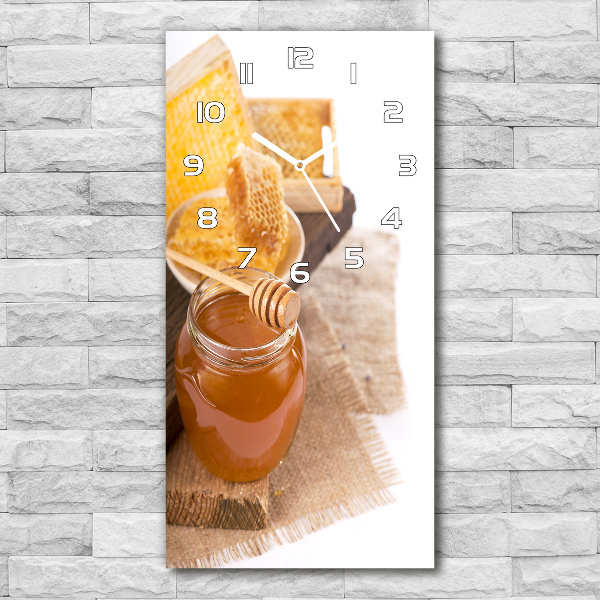 Vertikale Uhr Honigwaben