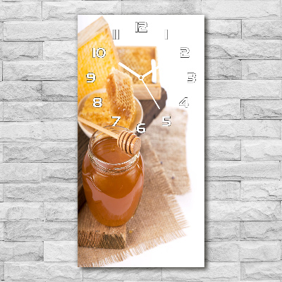 Vertikale Uhr Honigwaben