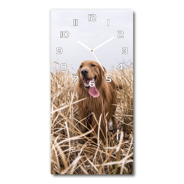 Vertikale Uhr Golden Retriever