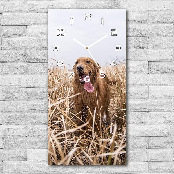 Vertikale Uhr Golden Retriever
