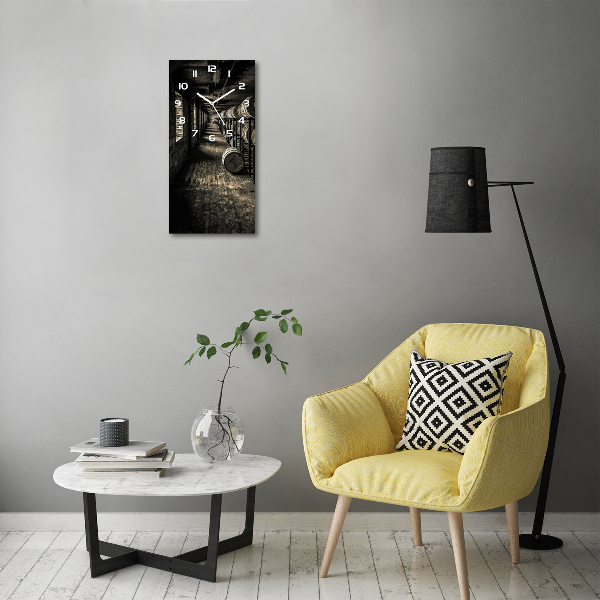 Vertikale Uhr Bourbonfässer