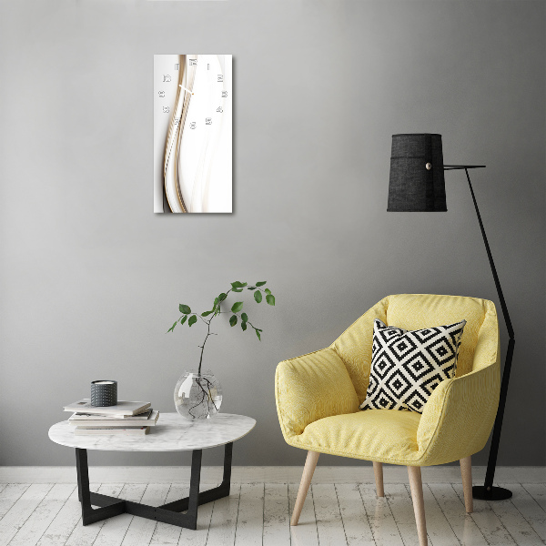 Vertikale Uhr Abstrakte Welle