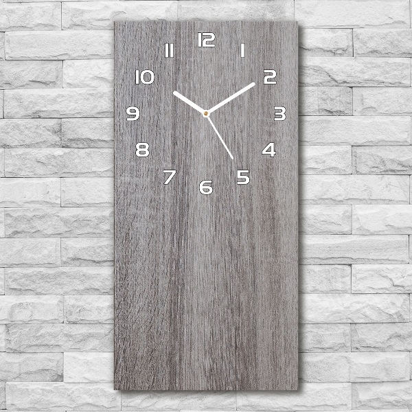 Wanduhr aus glas Holz