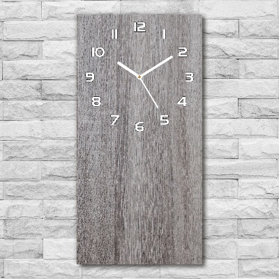Wanduhr aus glas Holz
