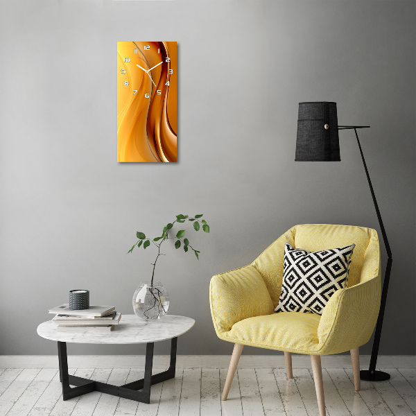 Vertikale Uhr Abstrakte Welle