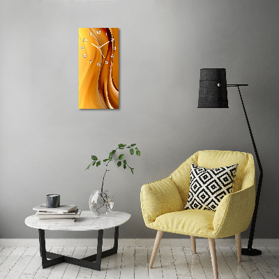 Vertikale Uhr Abstrakte Welle