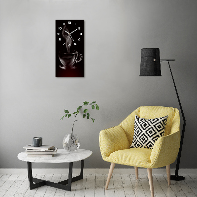 Vertikale Uhr Aromatischer Kaffee