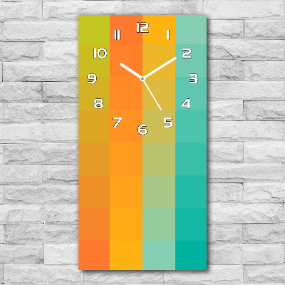 Vertikale Uhr Bunte Quadrate