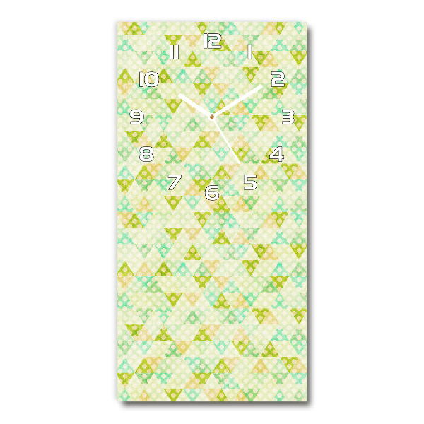 Wanduhr aus glas Geometrischer Hintergrund