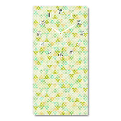 Wanduhr aus glas Geometrischer Hintergrund