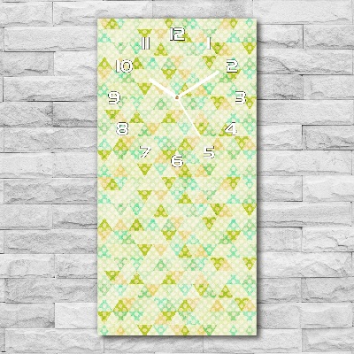 Wanduhr aus glas Geometrischer Hintergrund