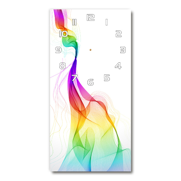 Vertikale Uhr Farbenfrohe Abstraktion