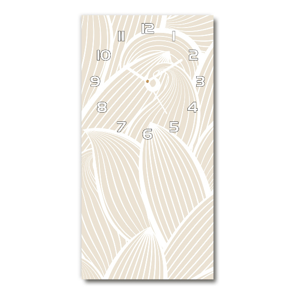 Vertikale Uhr Blütenblätter