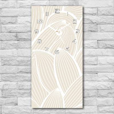 Vertikale Uhr Blütenblätter