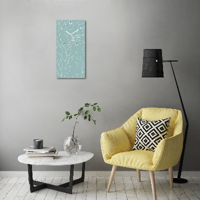 Vertikale Uhr Blätter