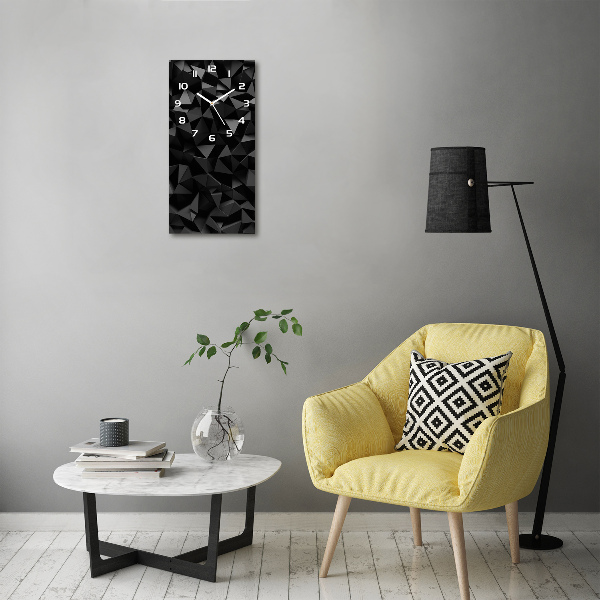 Vertikale Uhr 3D-Abstraktion