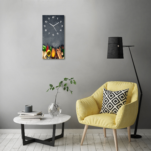 Vertikale Uhr Gewürze und Kräuter